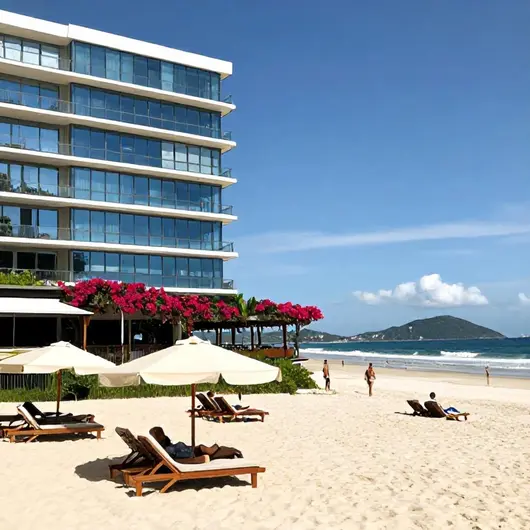 Descubra o Flat vista Mar na Praia da Armação em Buzios
