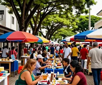 Explorando a Feira da Praça Santos Dumont em Búzios