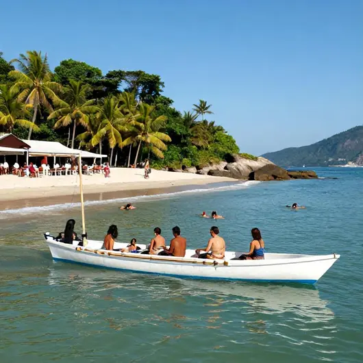 Passeio de escuna com toboágua + tour de buggy + almoço frente ao mar