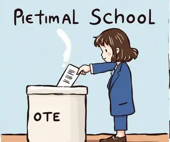 Votação para presidente na Escola Municipal Manoel Antonio da Costa